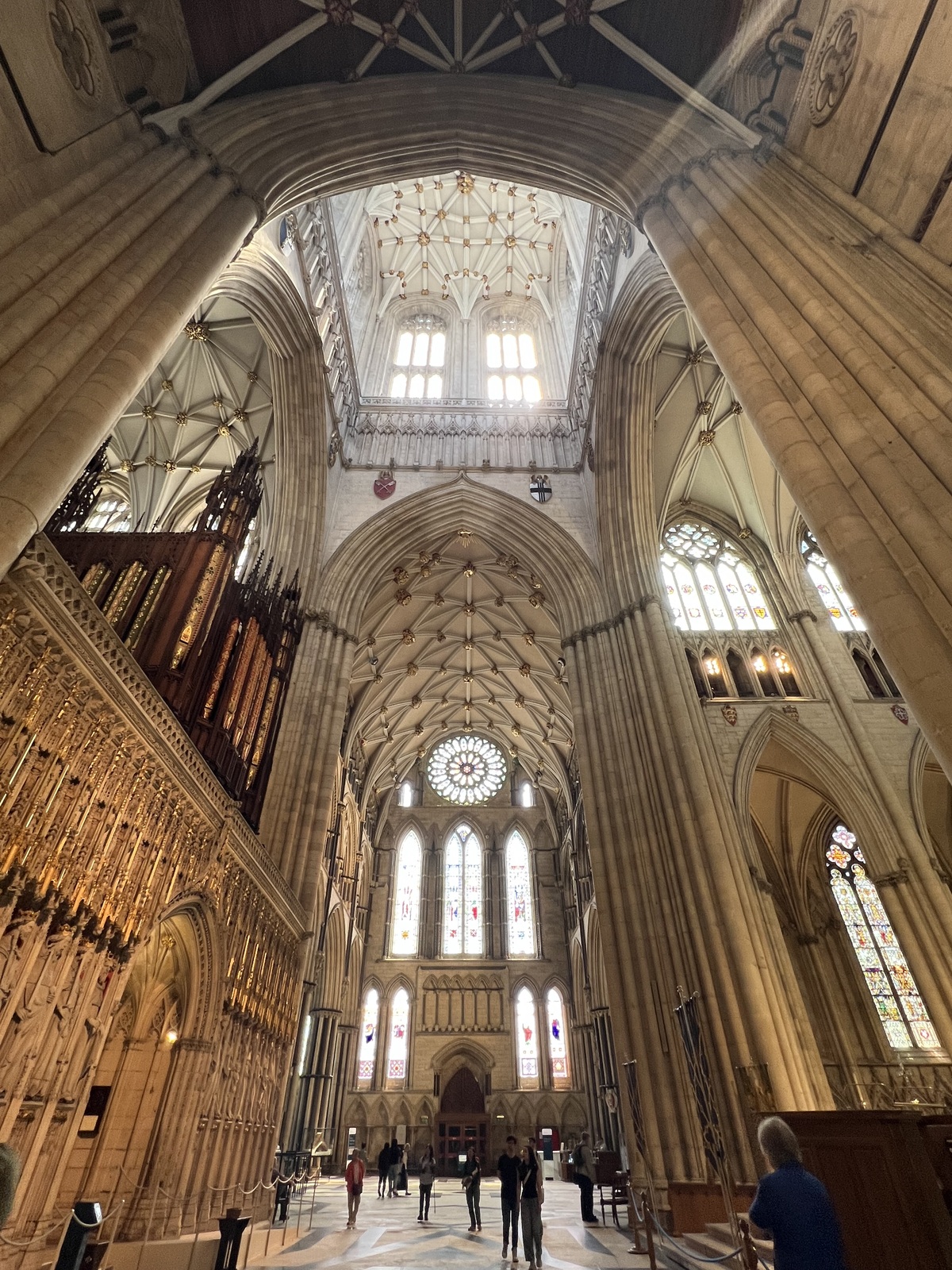 Inside York Minster 